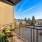 Private outdoor seating space overlooking downtown Bothell